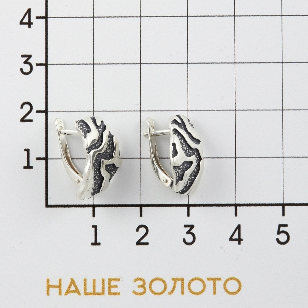 Серебряные серьги Sokolov ДИ95020108