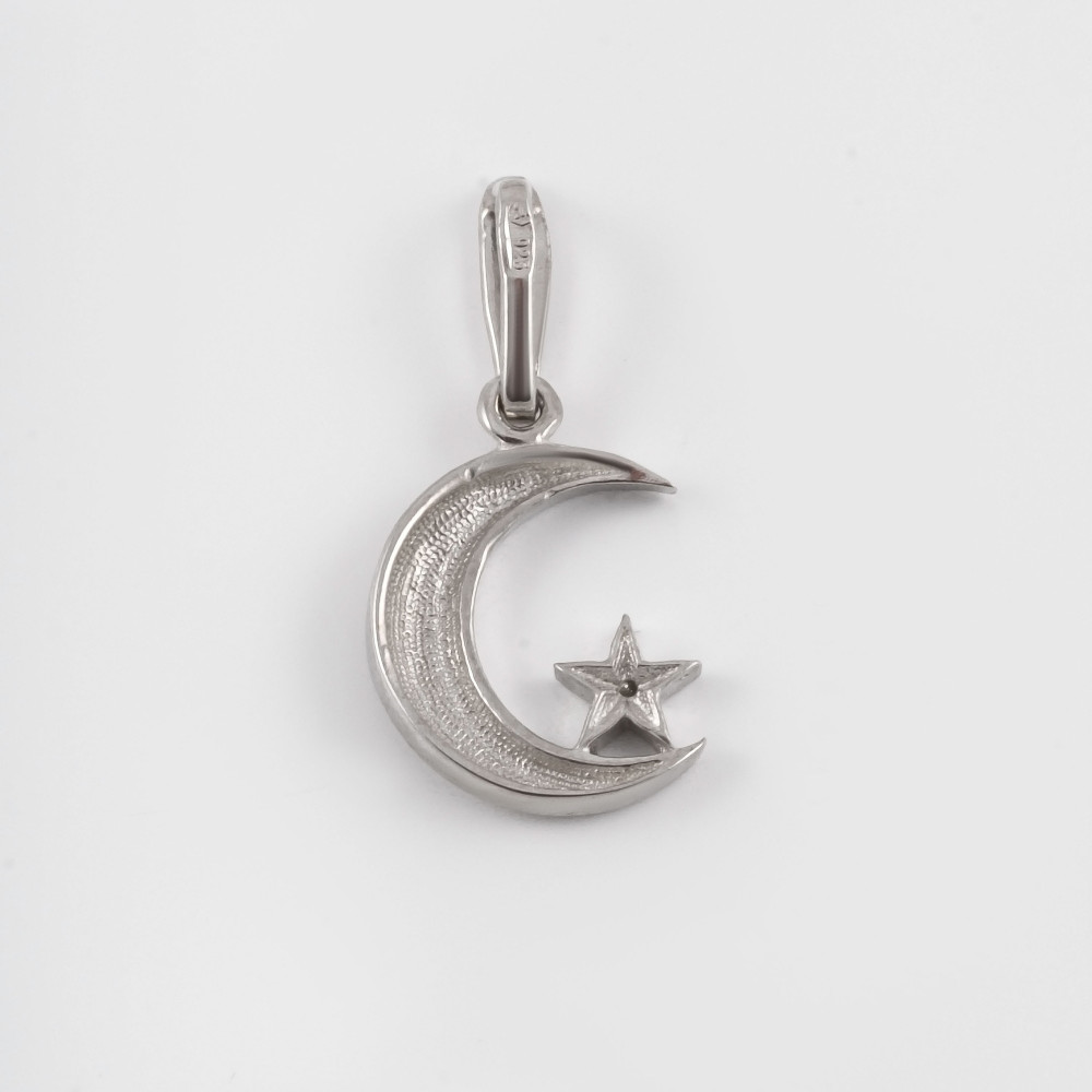 Серебряная мечеть Амбер  со вставками (фианит) АБ3205528
