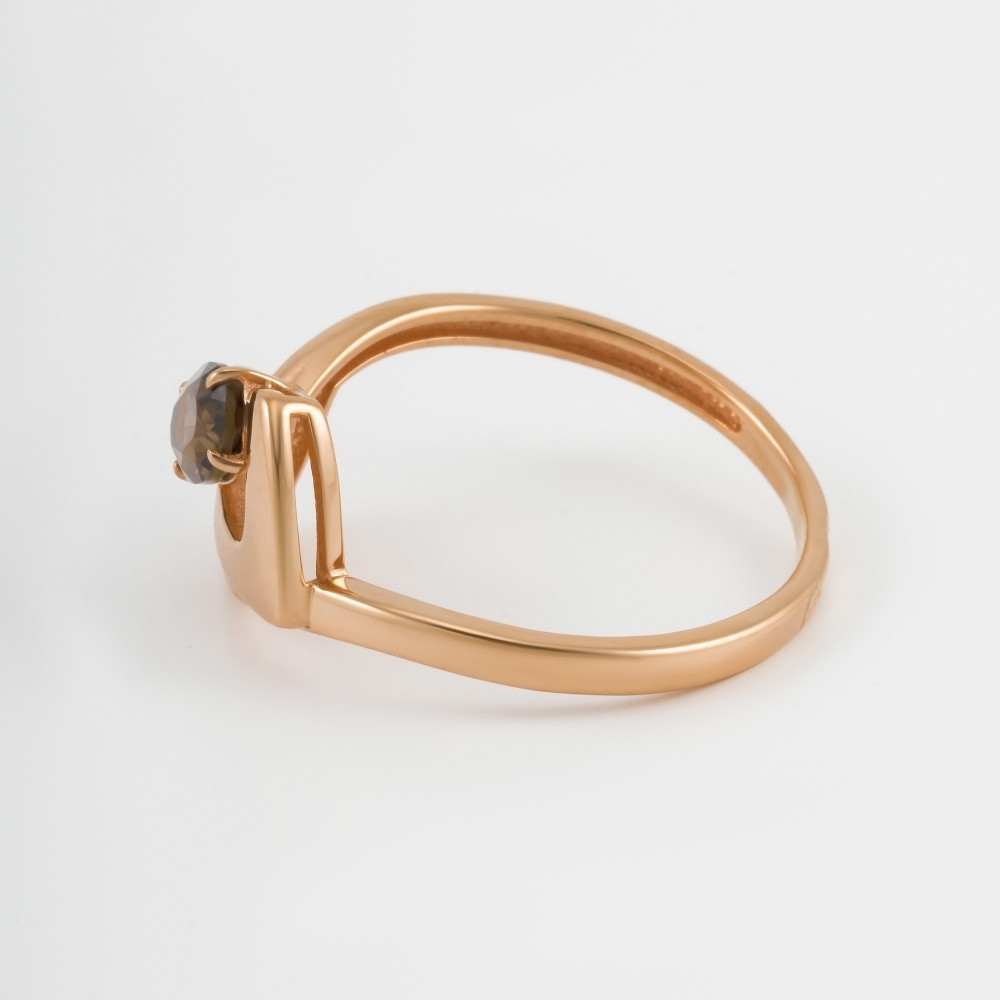 Золотое кольцо Большаков из красного золота 585 пробы БШ1735