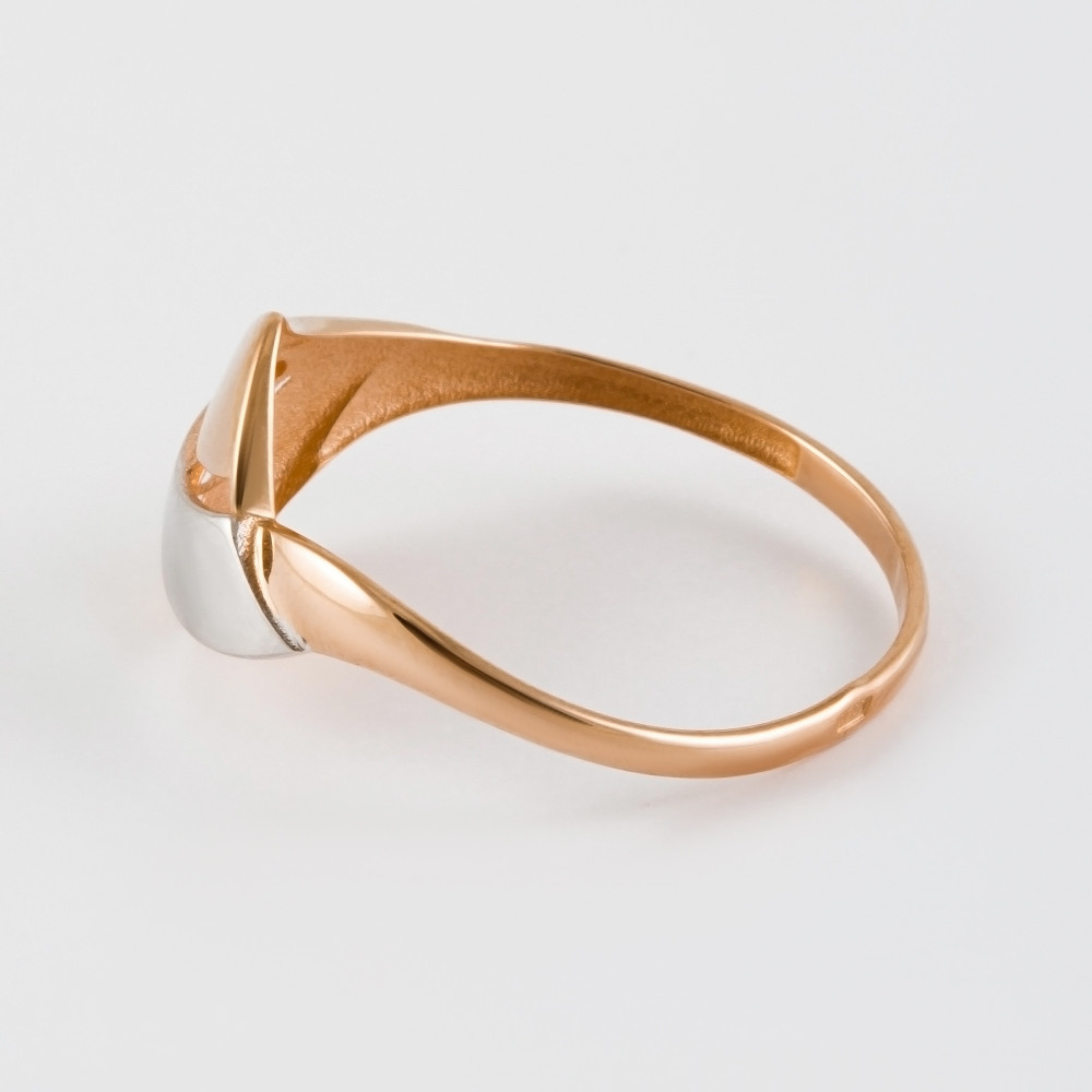 Золотое кольцо Алекси из красного золота 585 пробы А3012131