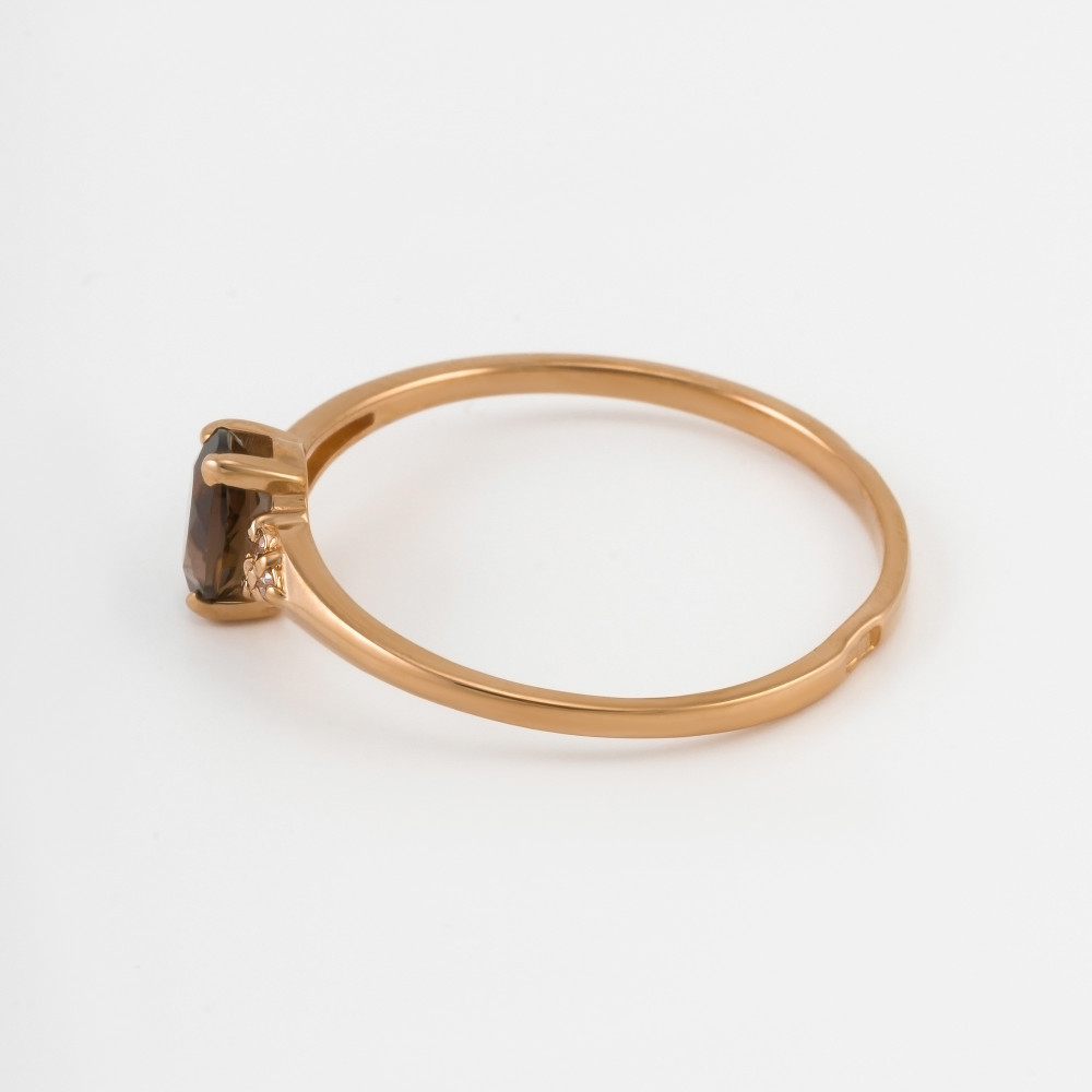 Золотое кольцо Большаков из красного золота 585 пробы БШ1567