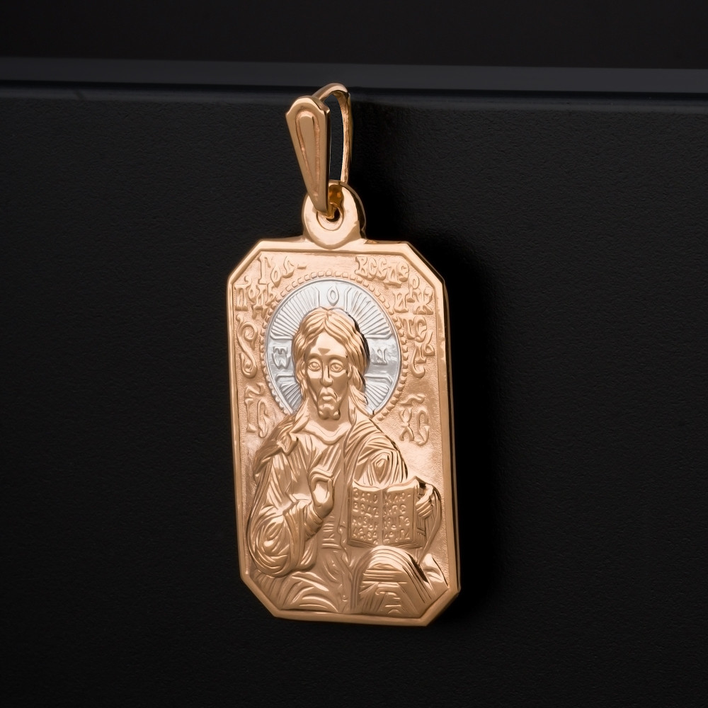 Золотая иконка Золотая подкова из красного золота 585 пробы ЯВ85132