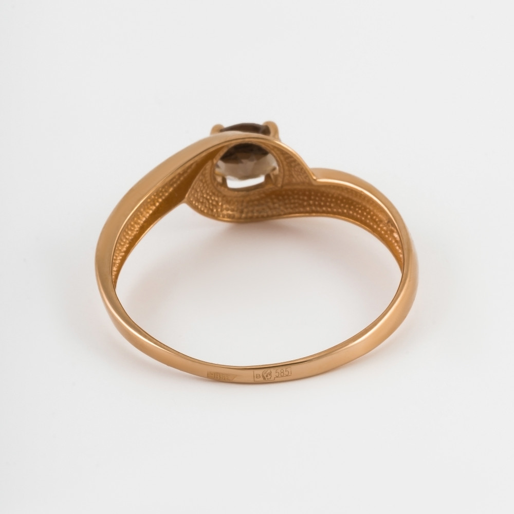 Золотое кольцо Большаков из красного золота 585 пробы БШ1948