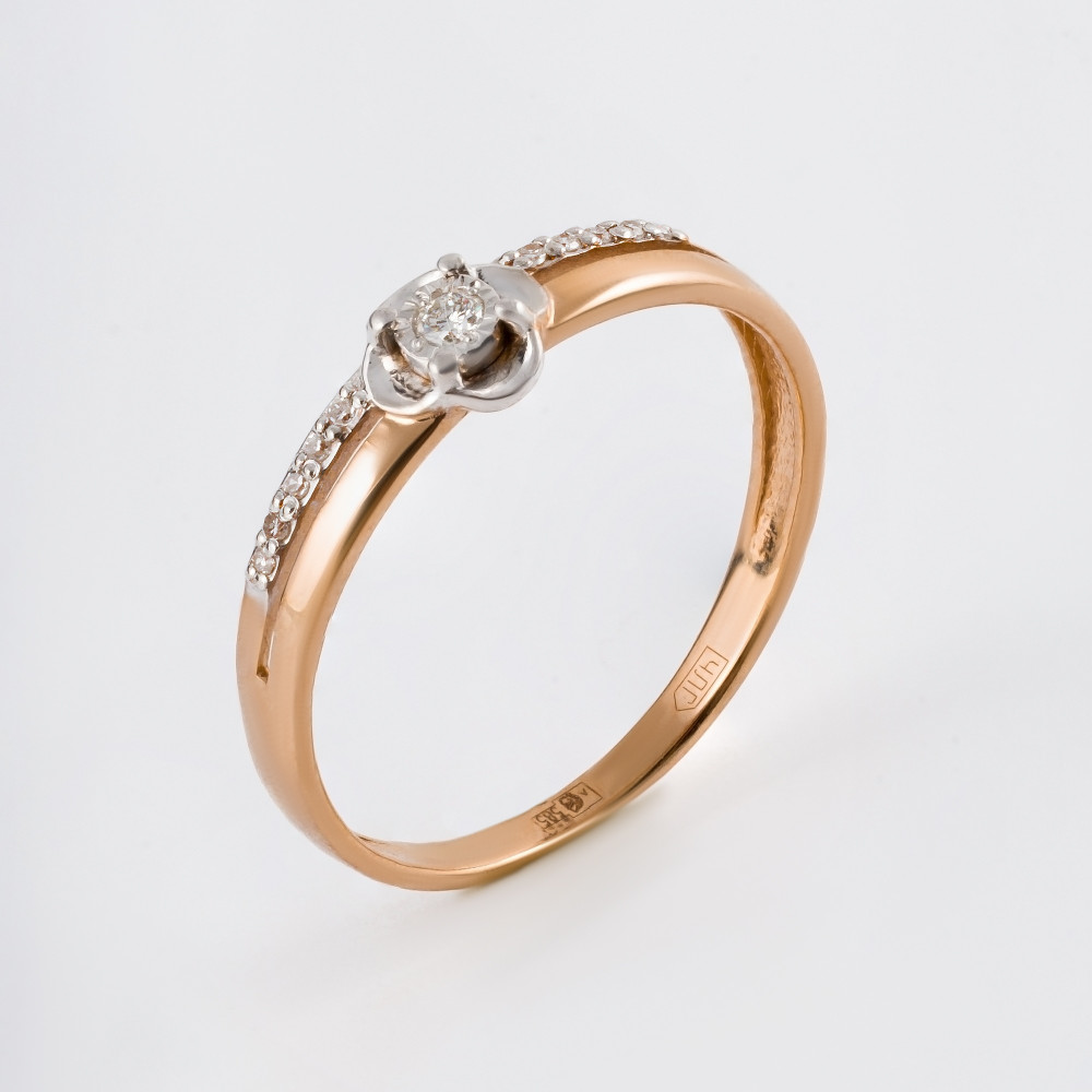 Альфа-карат кольцо золотое 1210034.
