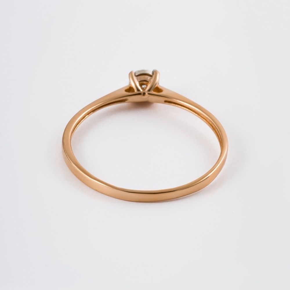 Золотое кольцо Альфа-карат из красного золота 585 пробы КР3218755/9