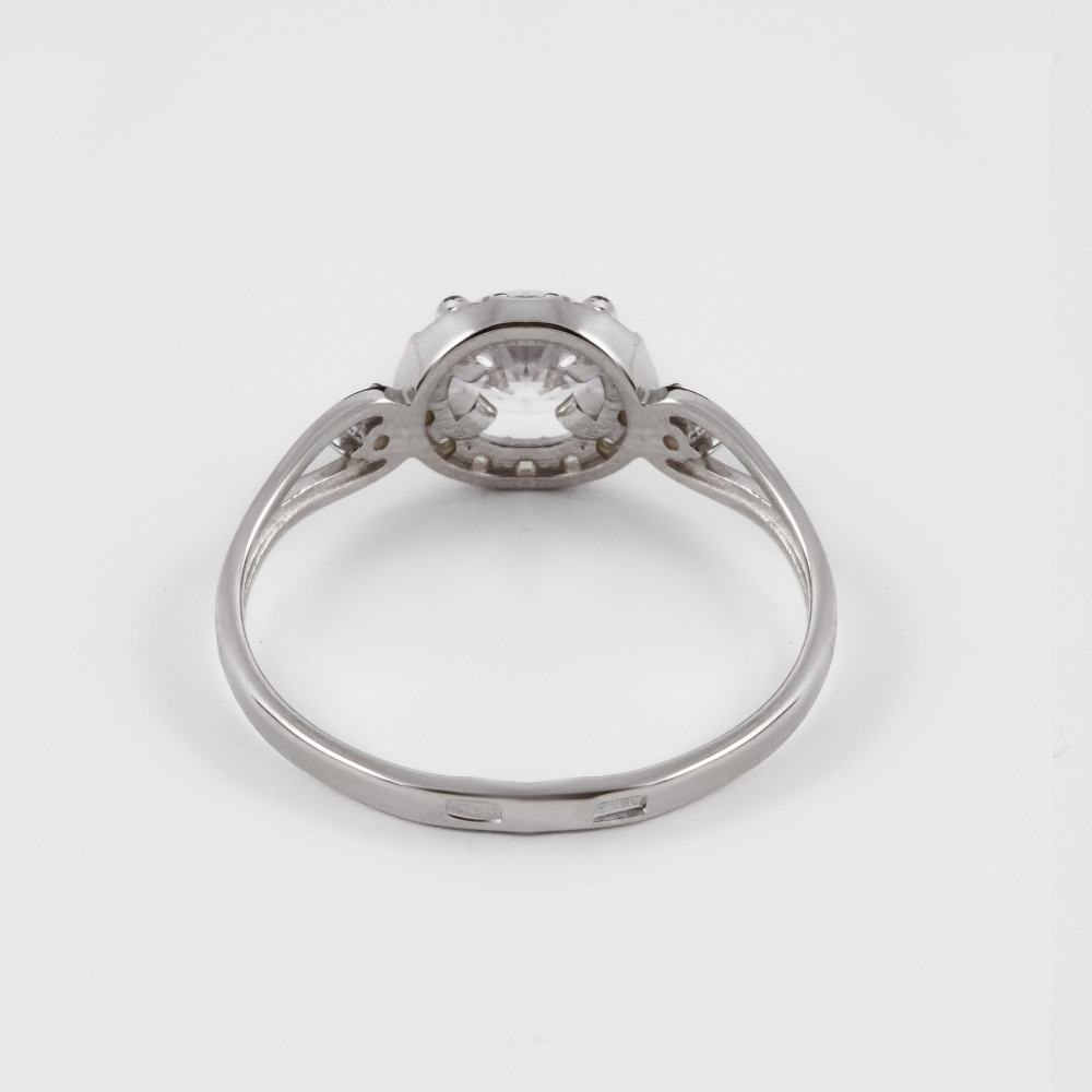Серебряное кольцо Efremof  со вставками (фианит и ) ЮП1010010694, размеры от 16.5 до 19.5