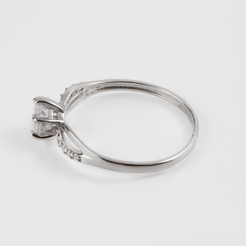 Серебряное кольцо Efremof  со вставками ( и фианит) ЮП1010010695, размеры от 17 до 18.5