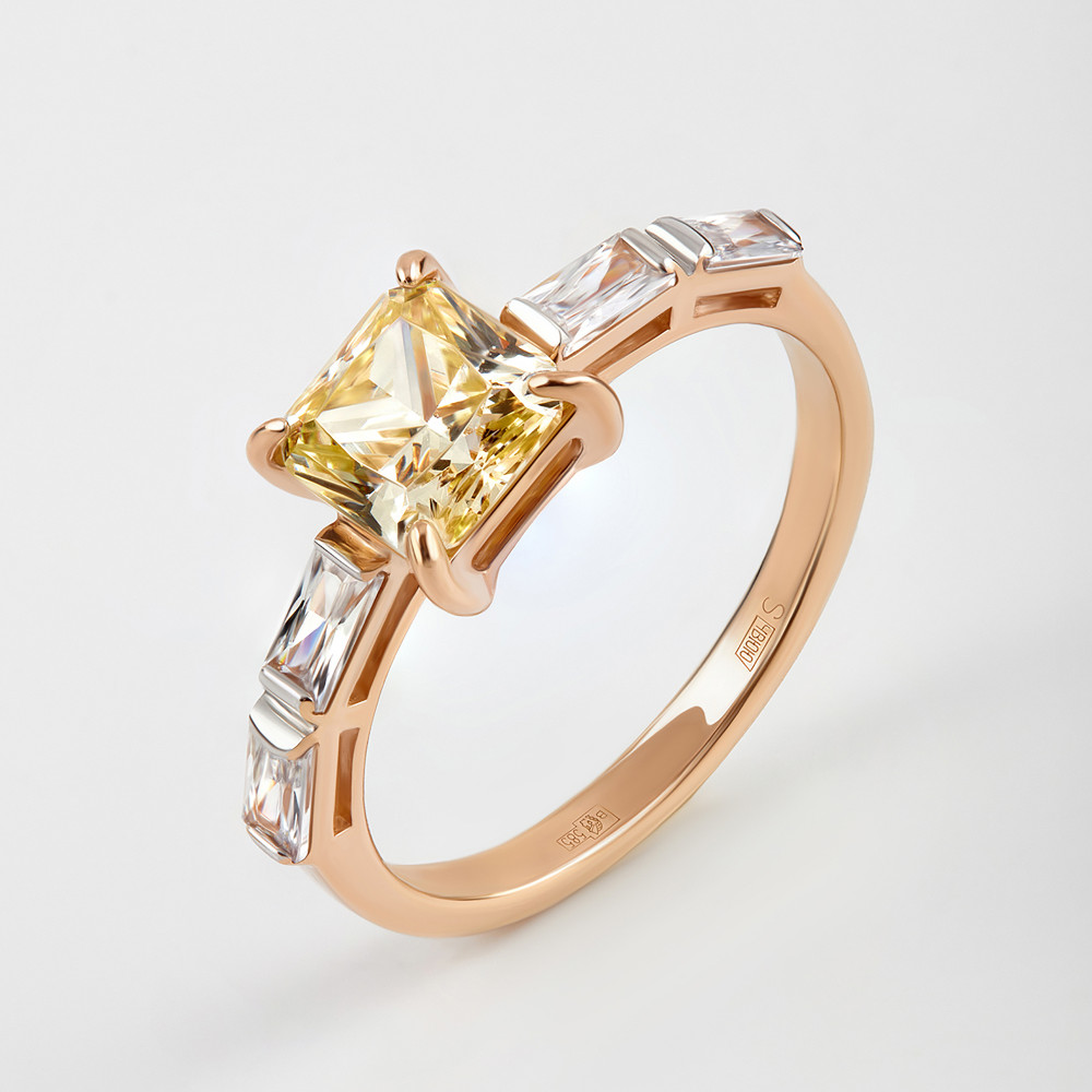 Золотое кольцо Sokolov из красного золота 585 пробы ДИ018994