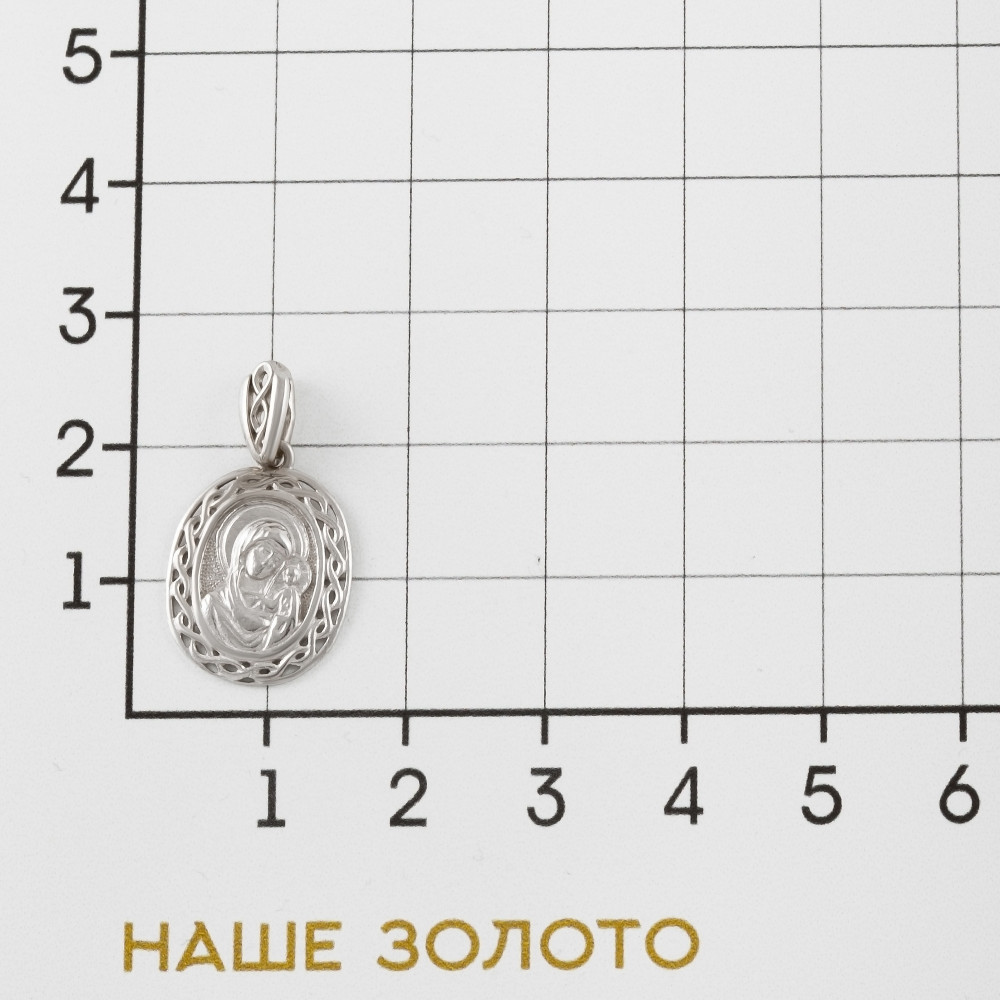 Серебряная иконка Золотая подкова ЯВ851621С