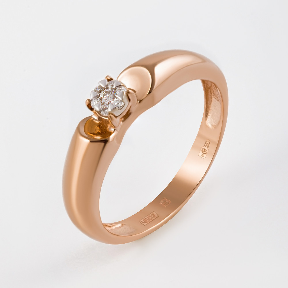 Золотое кольцо Ювелирные традиции из красного золота 585 пробы ЮИК112-6316