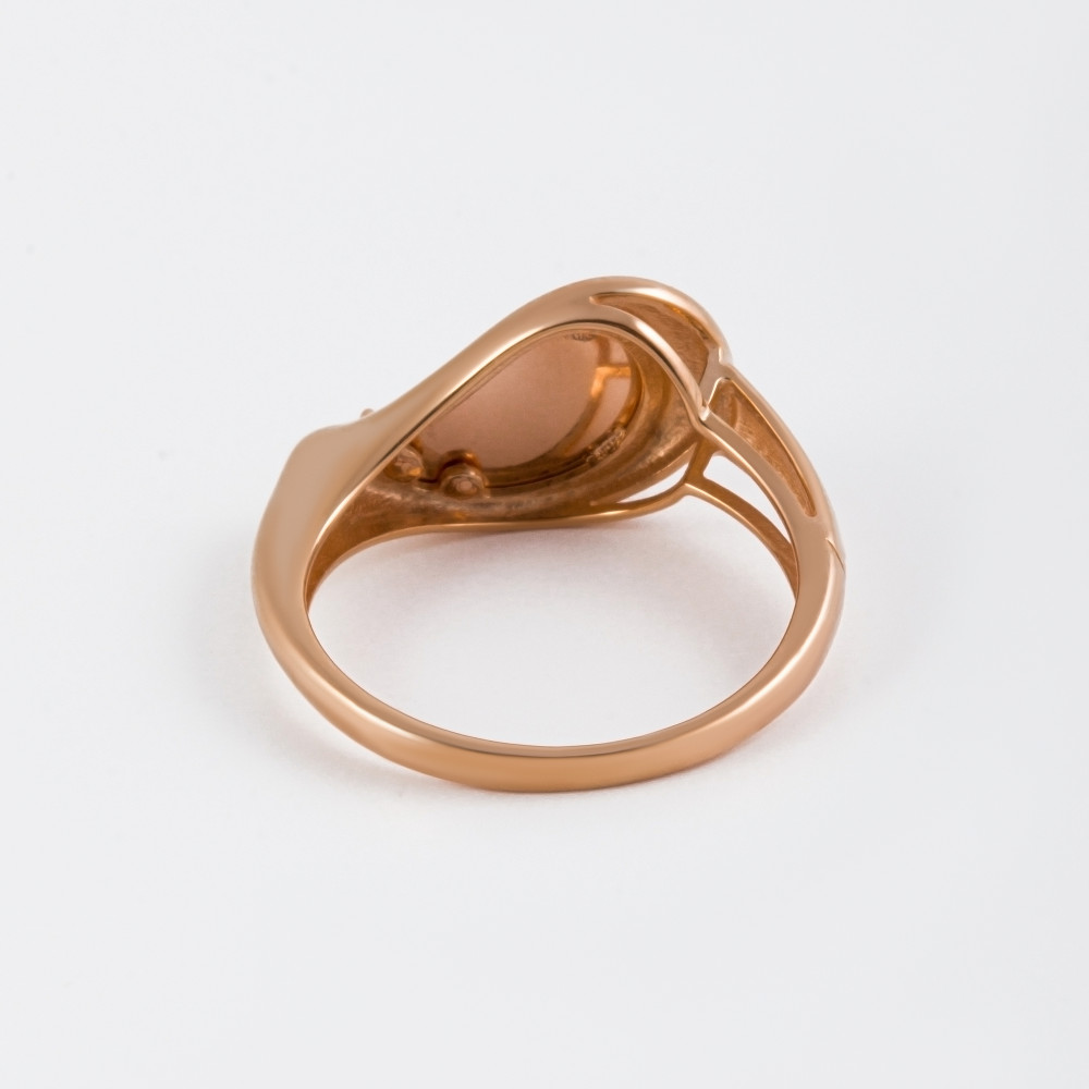 Золотое кольцо Ювелирные традиции из красного золота 585 пробы ЮИК113-6125