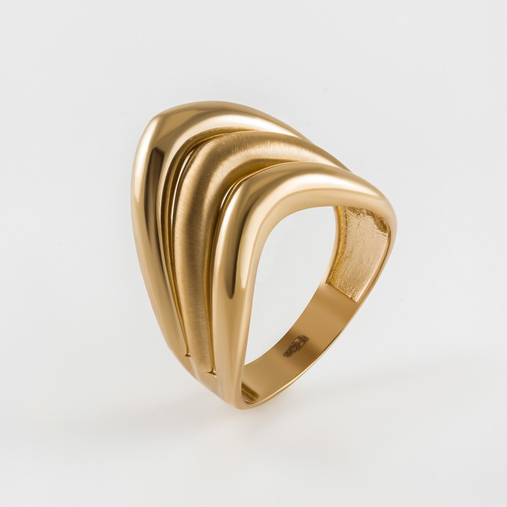Золотое кольцо Випголд из красного золота 585 пробы ВПКЛ1092Г