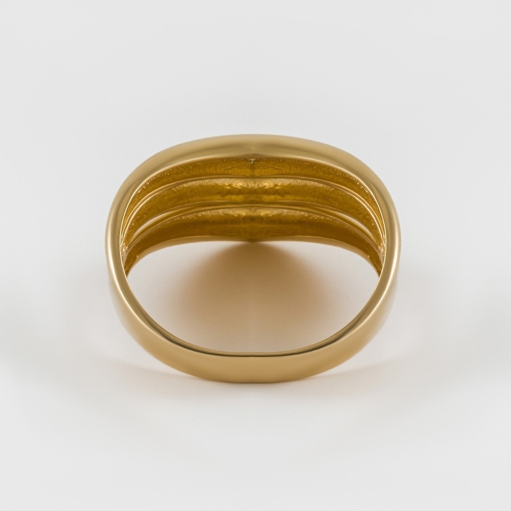 Золотое кольцо Випголд из красного золота 585 пробы ВПКЛ1092Г