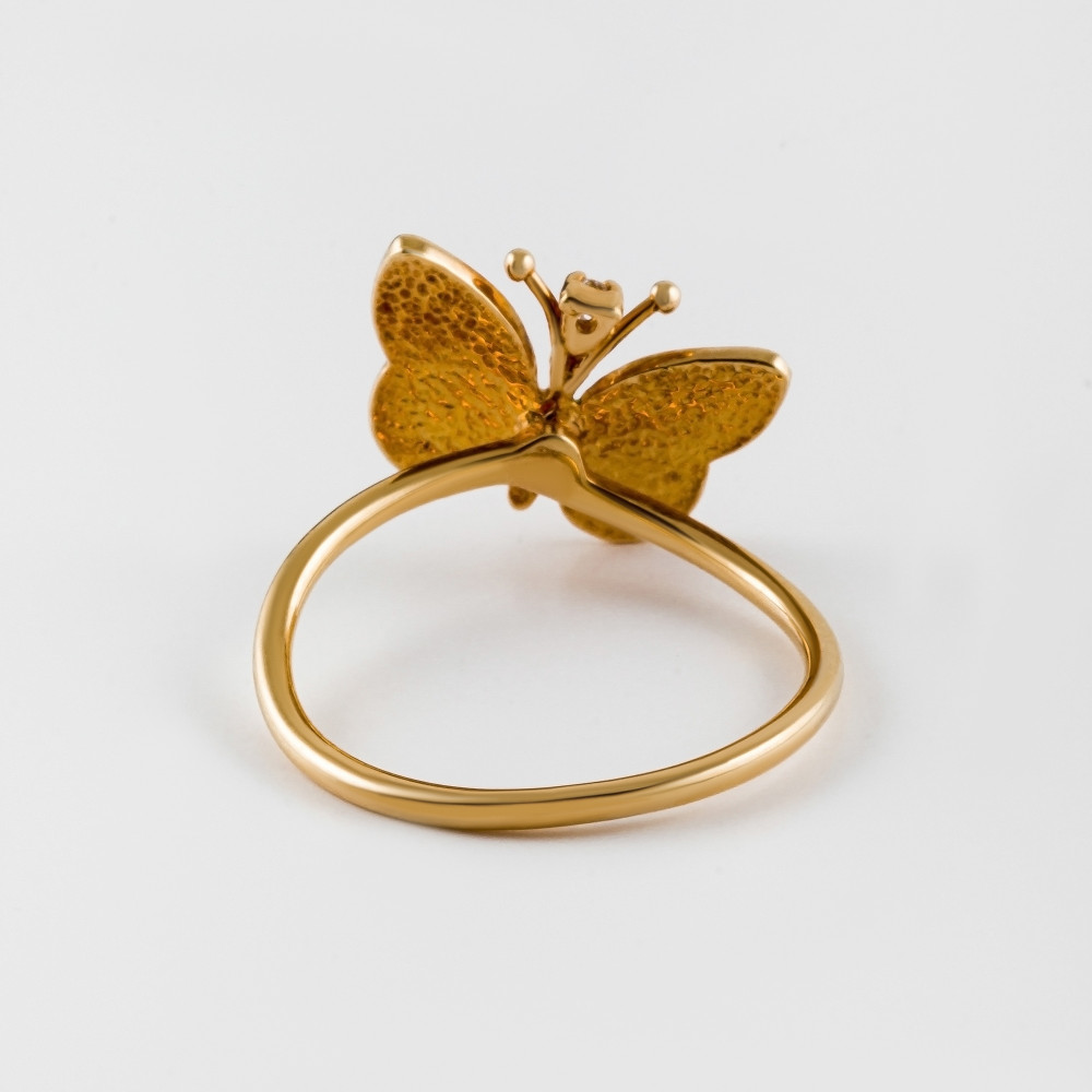 Золотое кольцо Роберто браво из красного золота 585 пробы РВНАХР0059-00