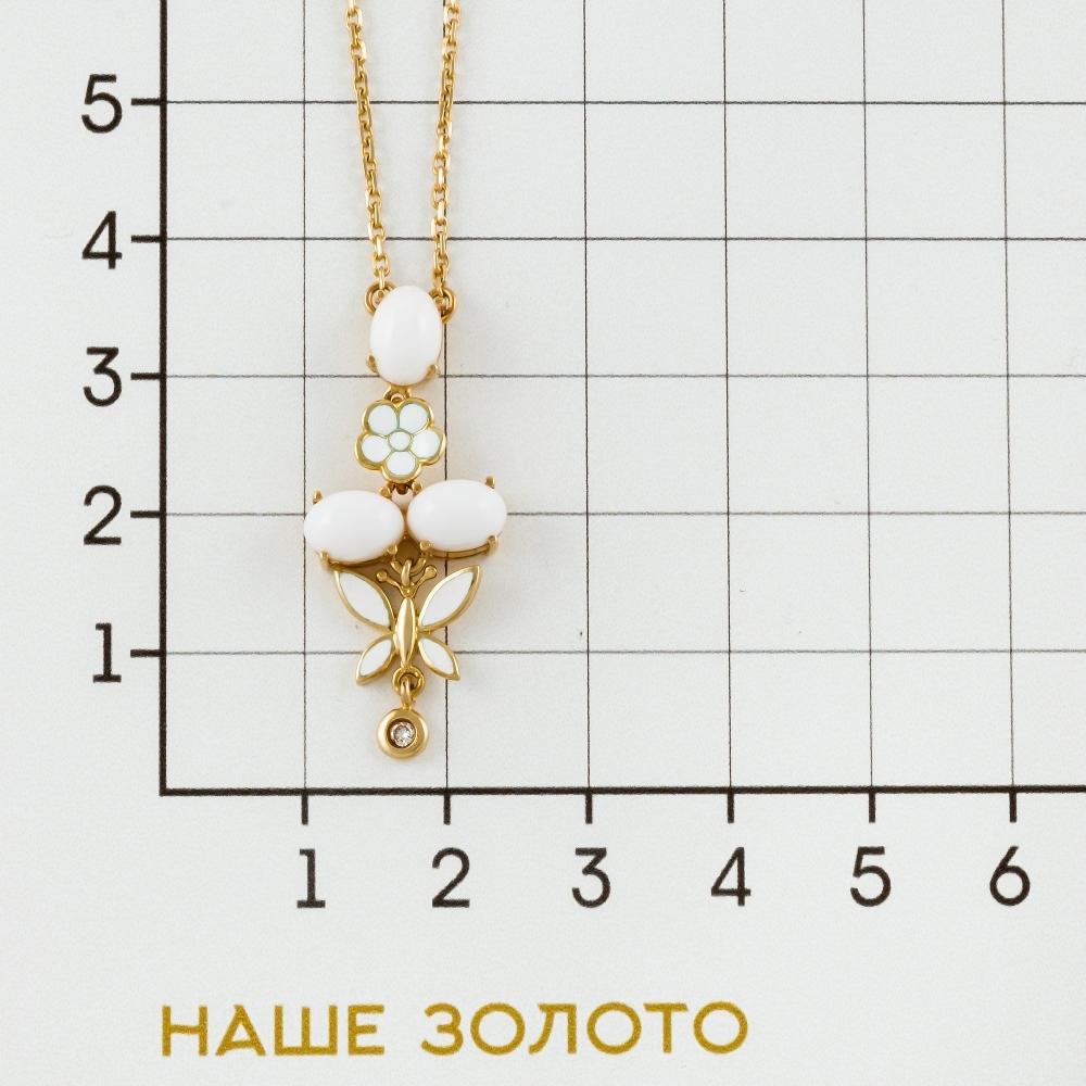 Золотое колье Роберто браво из красного золота 585 пробы РВВДХП0031-00