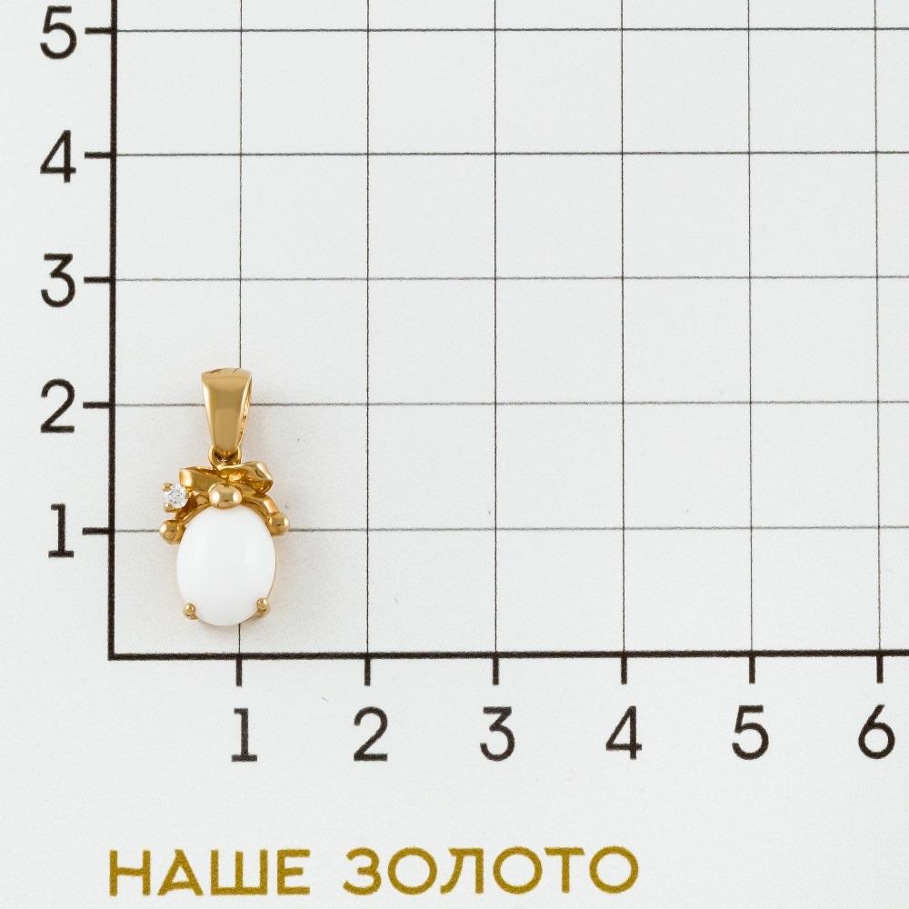 Золотая подвеска Роберто браво из красного золота 585 пробы РВВДП000007-00