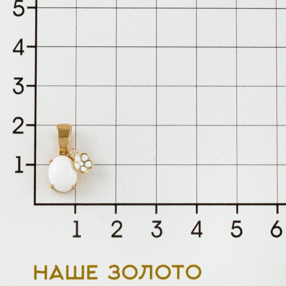 Золотая подвеска Роберто браво из красного золота 585 пробы РВВДП000016-00