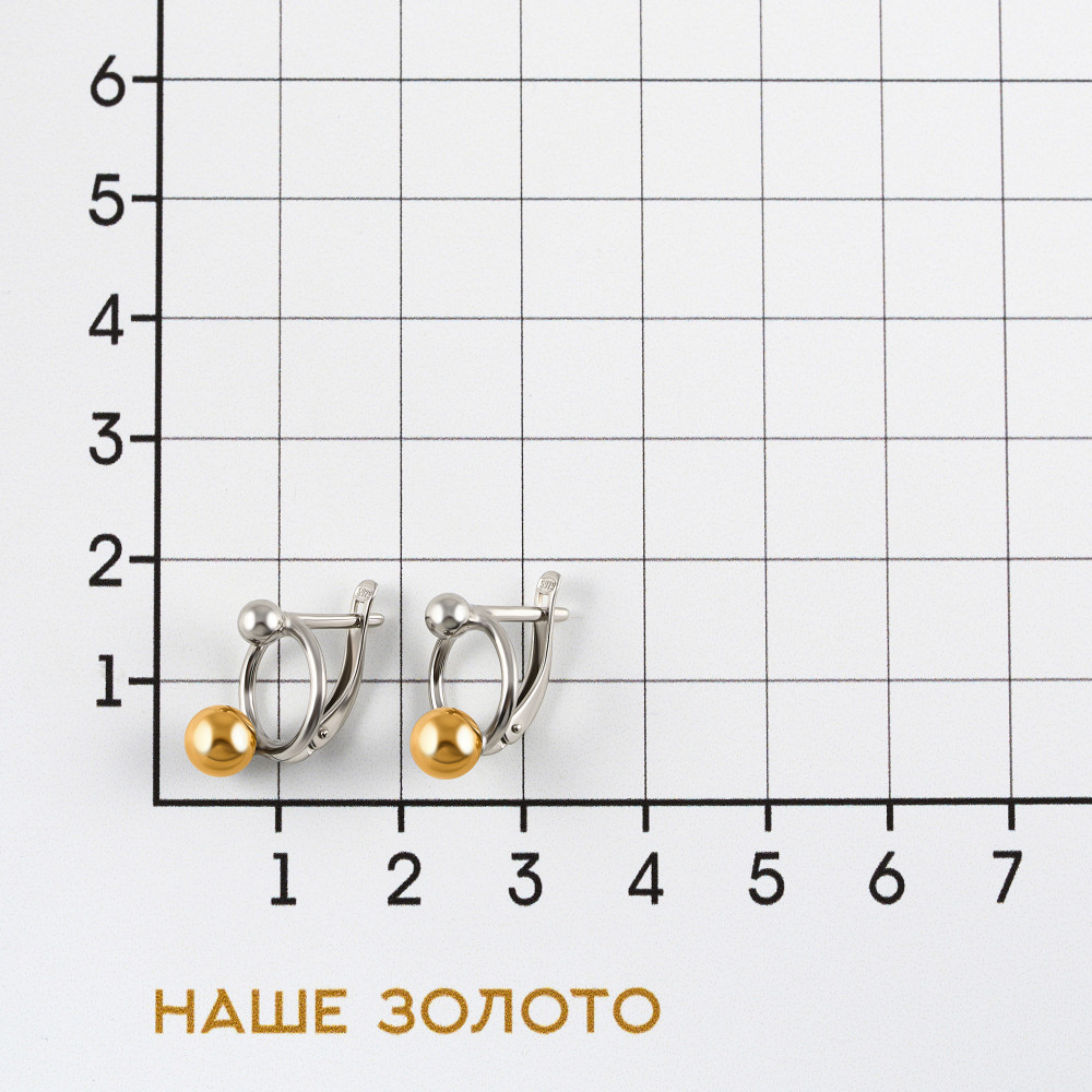 Серебряные серьги Sokolov ДИ94025138