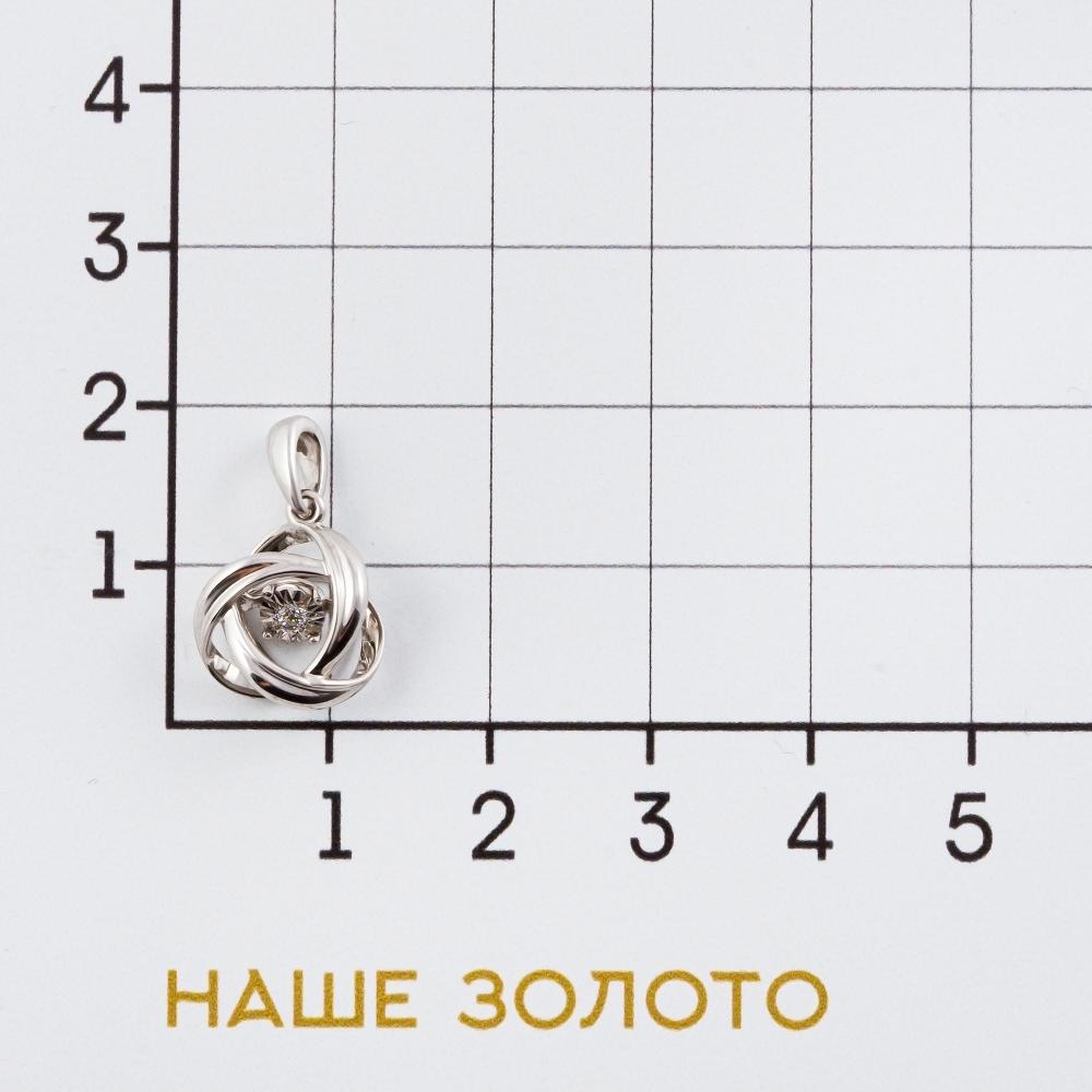 Золотая подвеска Лукас голд из красного золота 585 пробы ЛФП01-Д-ПЛ-34397-В