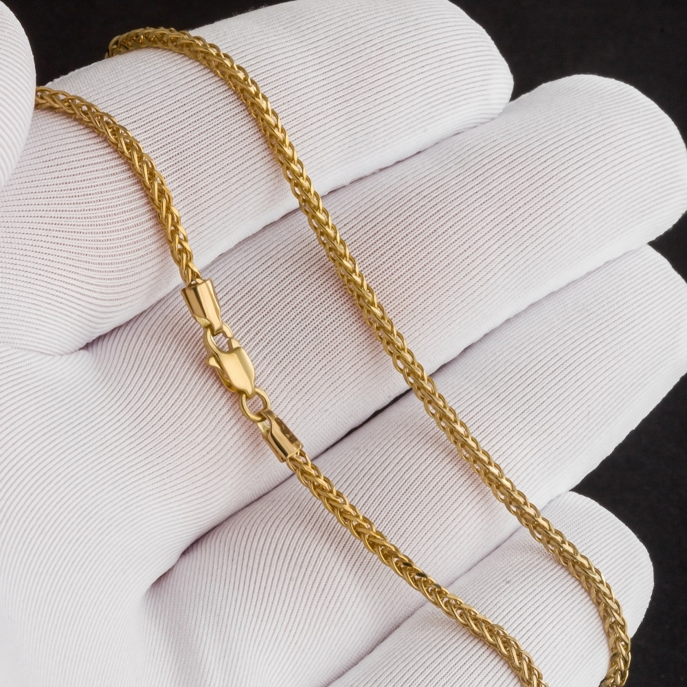 Золотая цепочка Випголд из красного золота 585 пробы ВПЦ3949ГЛС2