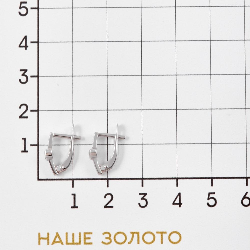 Серебряные серьги детские Вероника  со вставками (фианит) 3ВС630-1213РОЗ