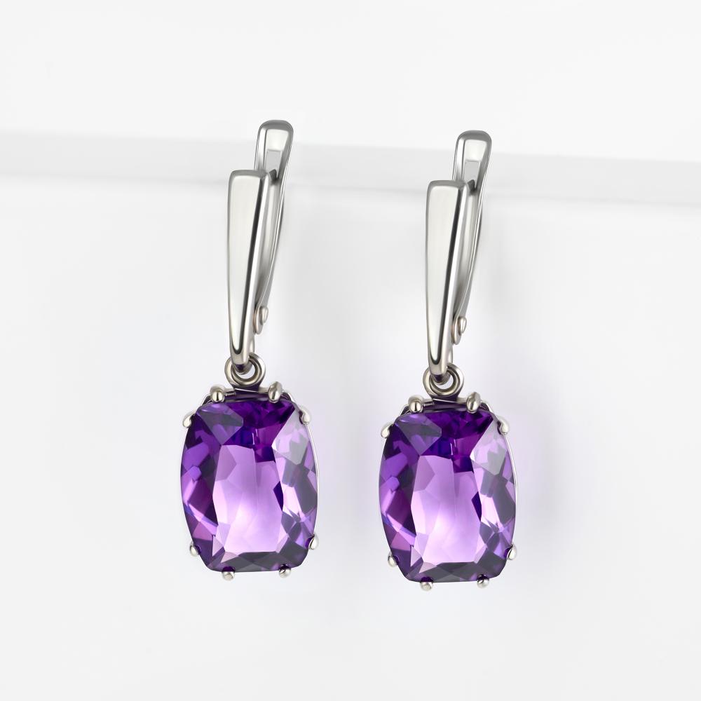 Серебряные серьги подвесные Инталия ИТ204992-001-0019