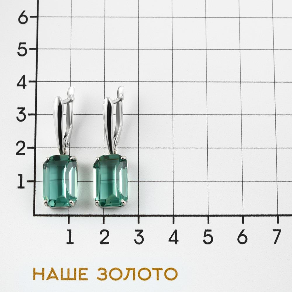 Серебряные серьги подвесные Инталия ИТ204990-009-0019