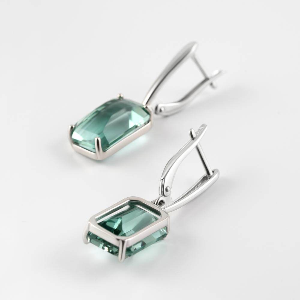 Серебряные серьги подвесные Инталия ИТ204990-009-0019