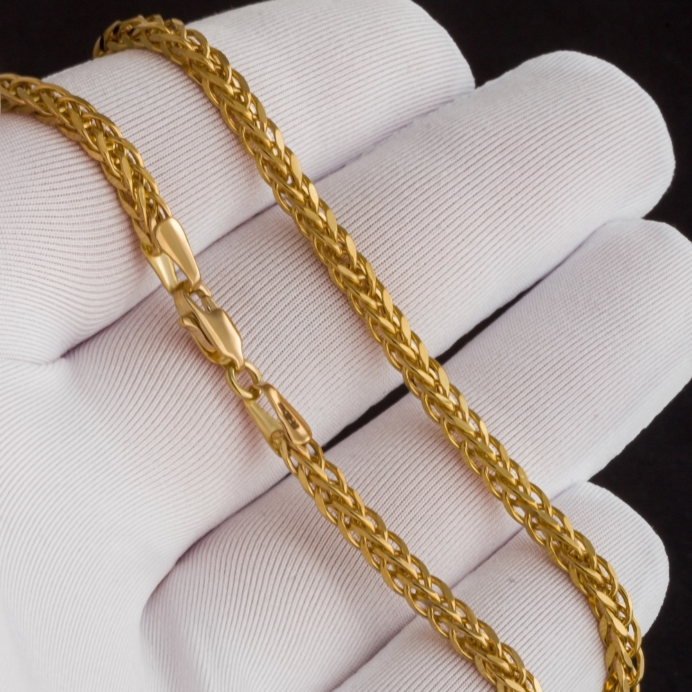 Золотая цепочка Випголд из красного золота 585 пробы ВПЦ3949ГЛС5