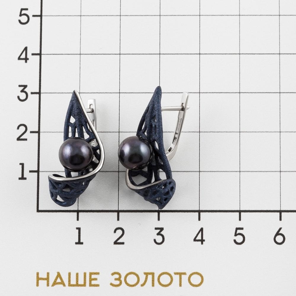 Серебряные серьги Defleur  со вставками () ФЖ52263С2У