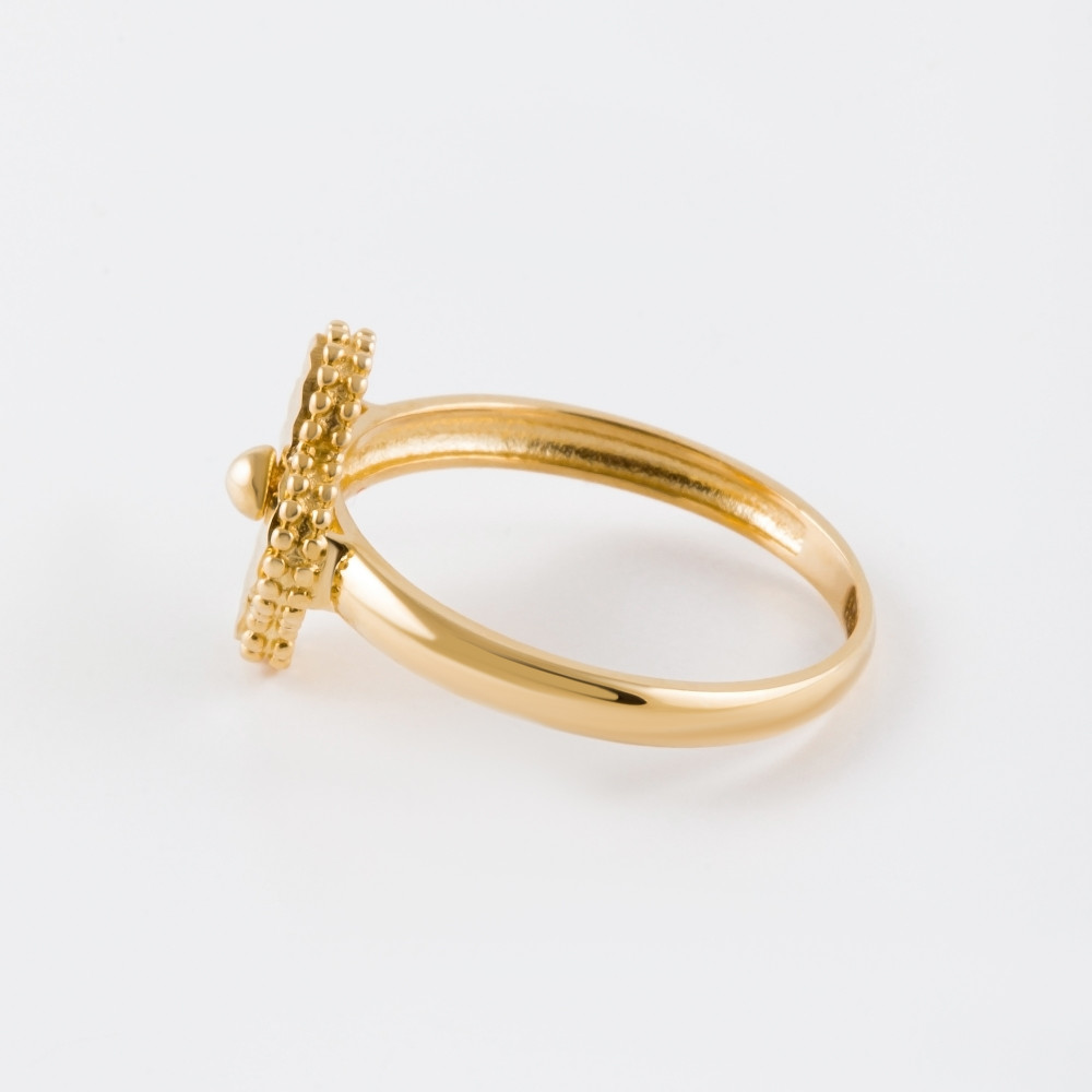 Золотое кольцо Випголд из красного золота 585 пробы ВПКЛ0953