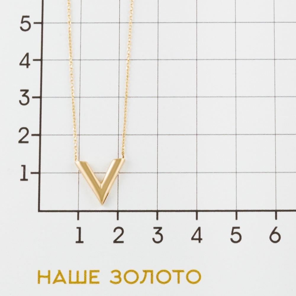 Золотое колье Випголд из красного золота 585 пробы ВПКЛ010957МЖ