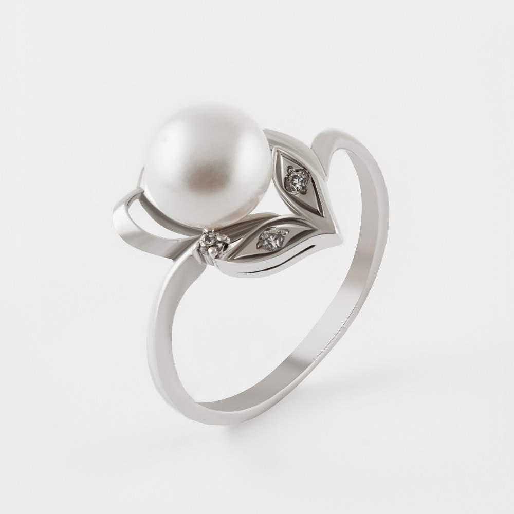 Серебряное кольцо Defleur  со вставками () ФЖ51023.1С, размеры от 16 до 18