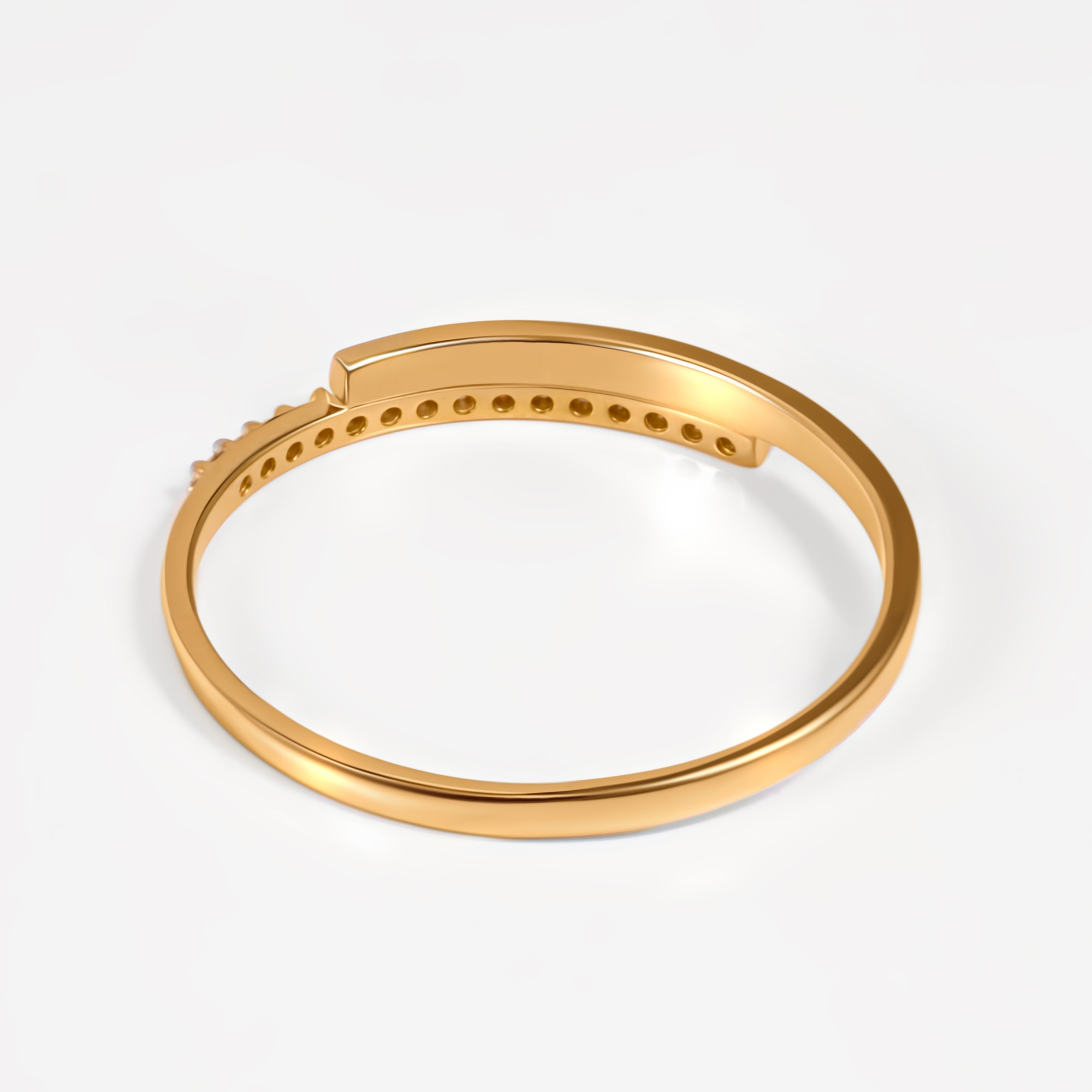 Золотое кольцо Золотая подкова из красного золота 585 пробы ЯВ822050