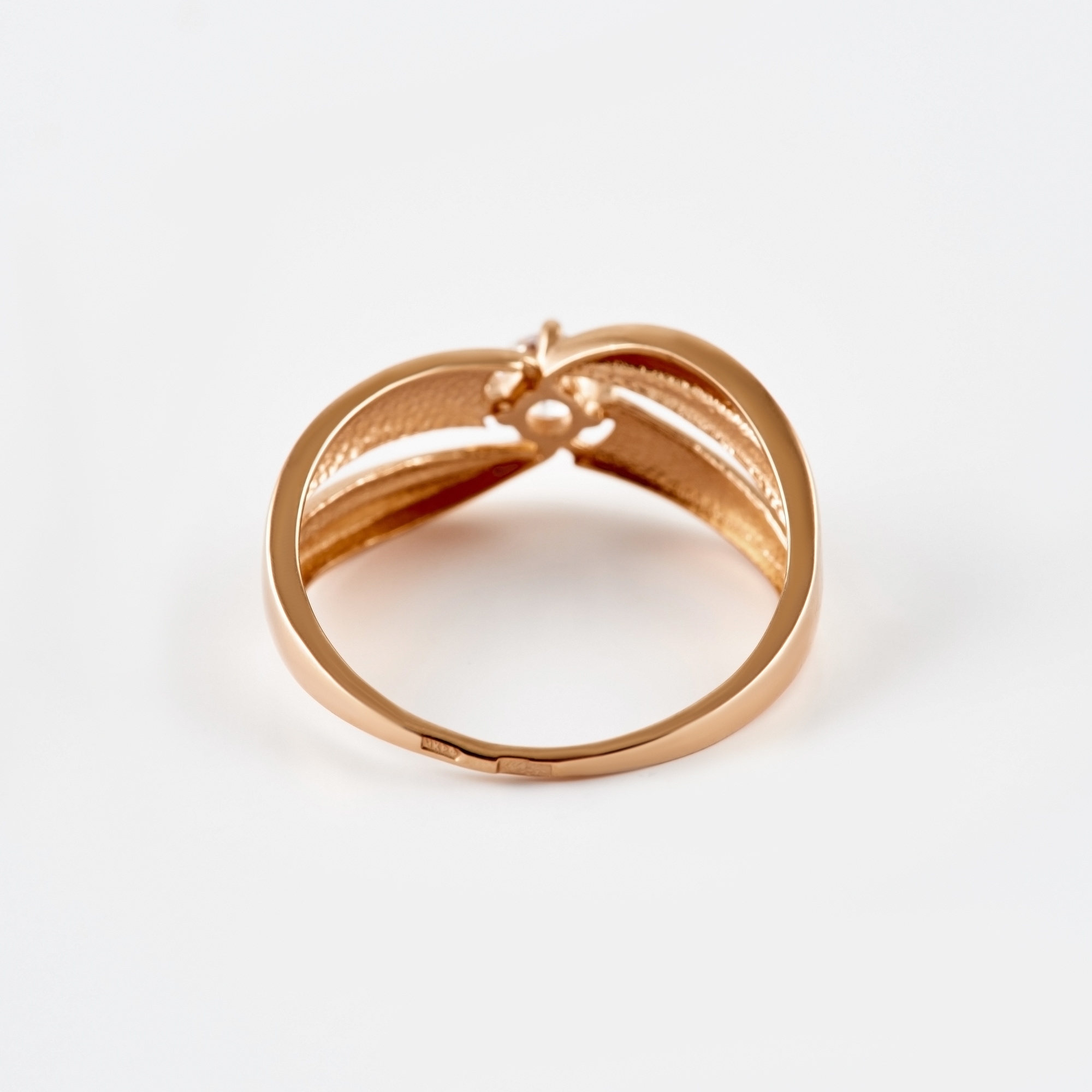 Золотое кольцо Золотая подкова из красного золота 585 пробы ЯВ821885