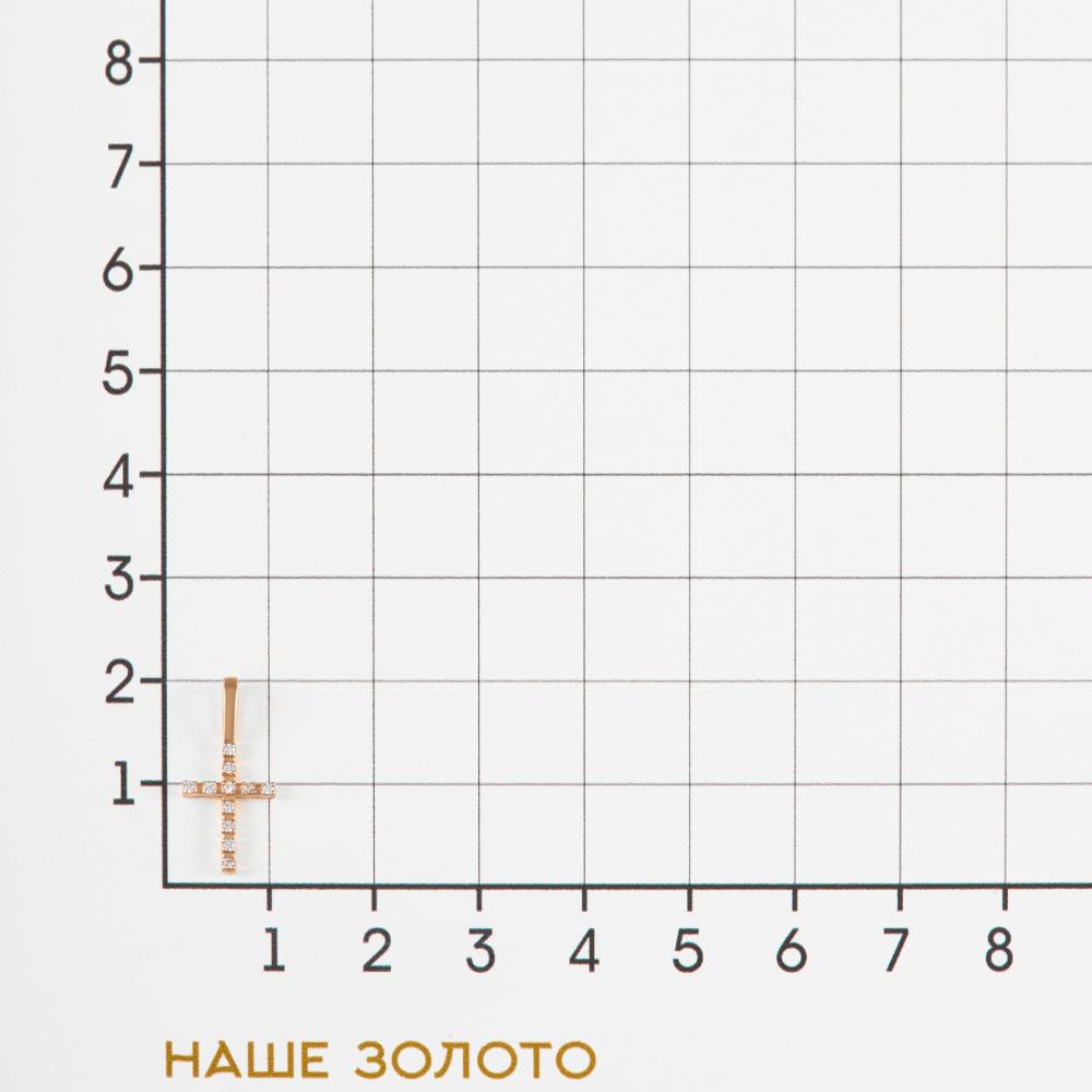 Золотая подвеска Золотая подкова из красного золота 585 пробы ЯВ80142