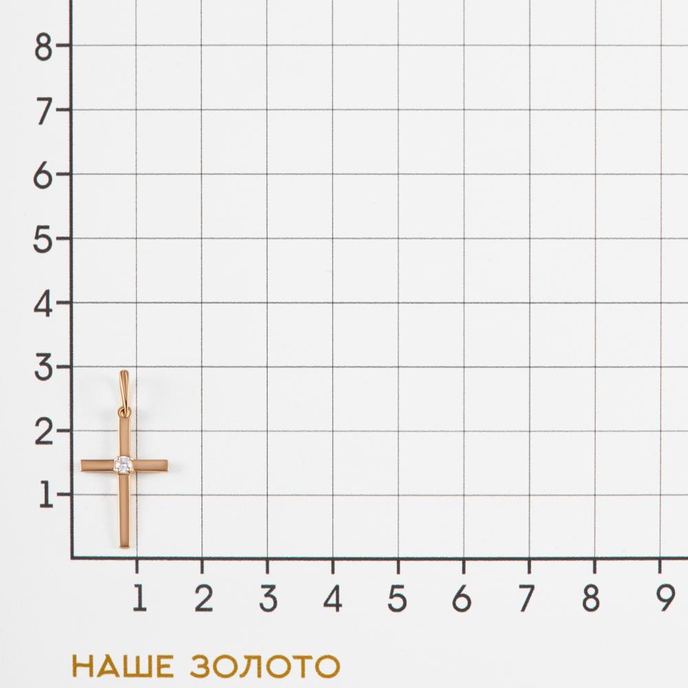 Золотая подвеска Золотая подкова из красного золота 585 пробы ЯВ80144
