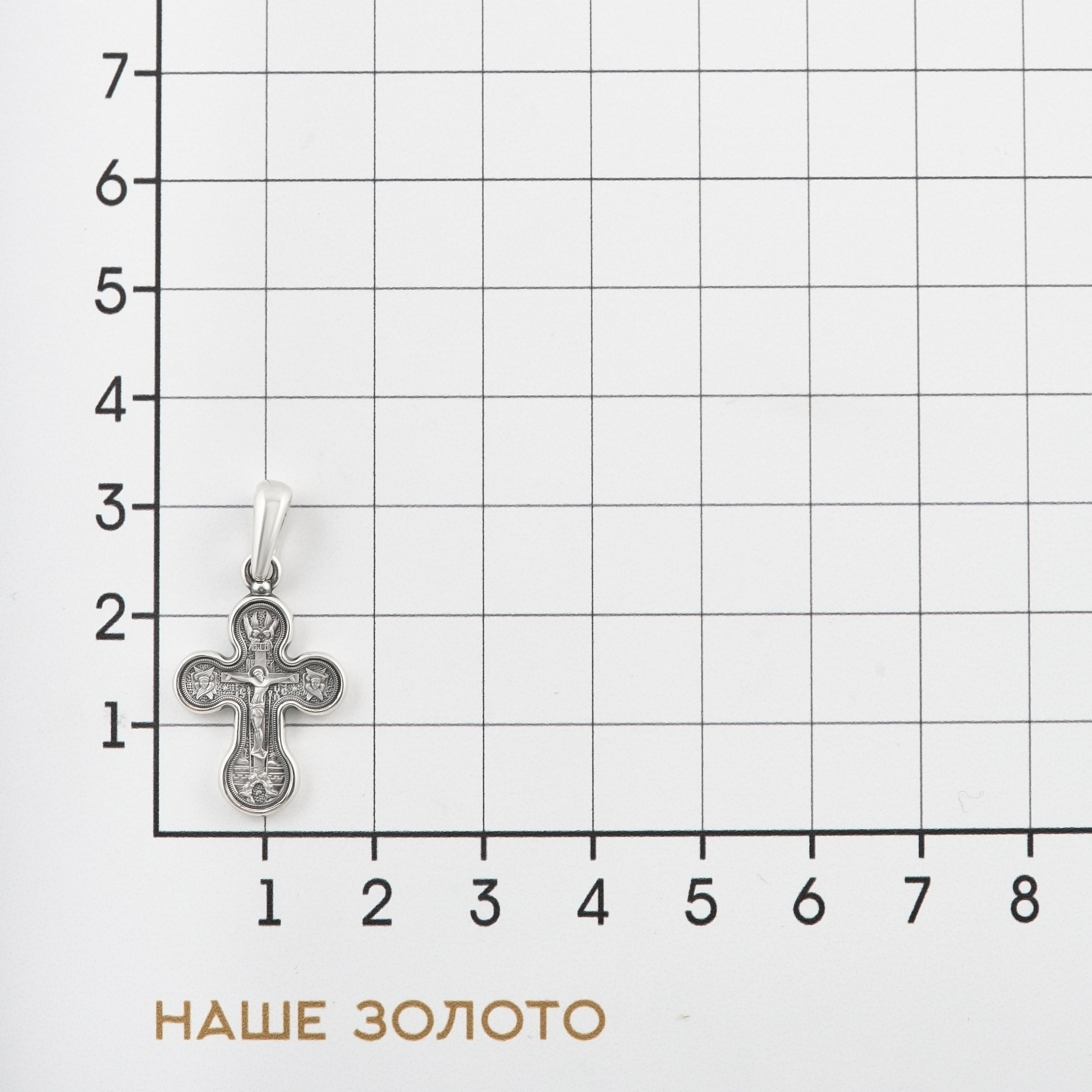 Серебряный крест Акимов АИ101503