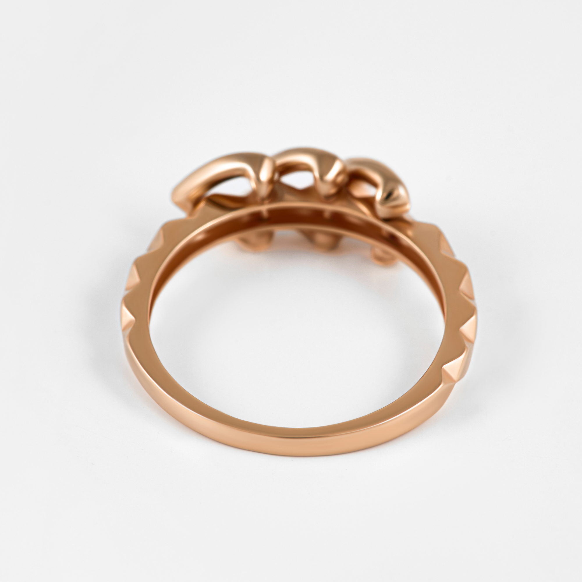 Золотое кольцо Альтеза из красного золота 585 пробы А910197