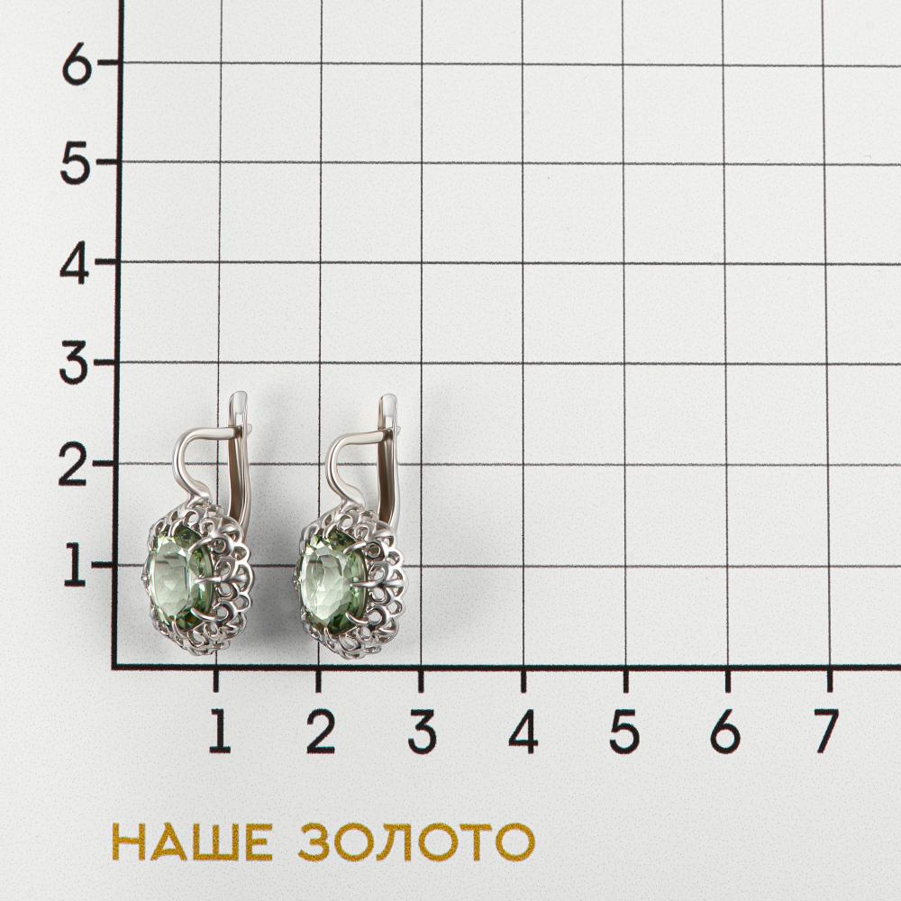 Серебряные серьги Инталия ИТ2030450090019