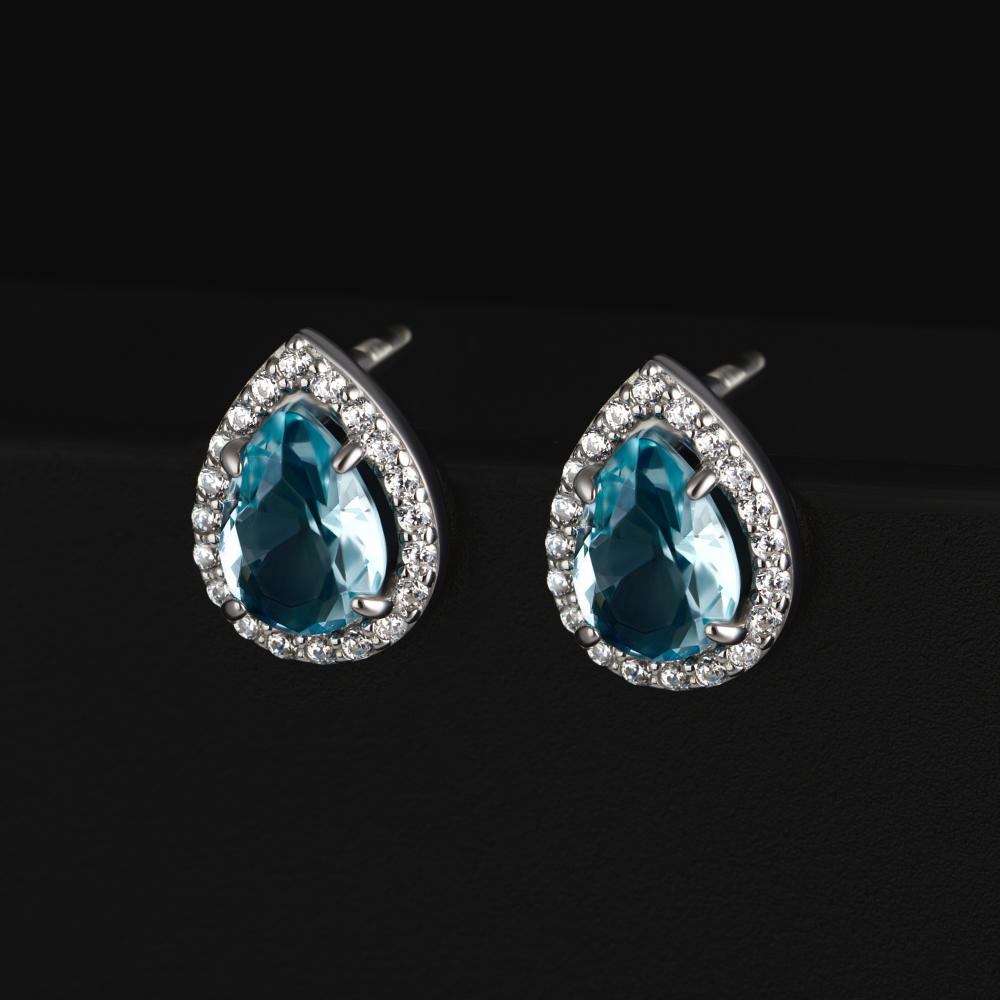 Серебряные серьги Инталия ИТ2033221010019