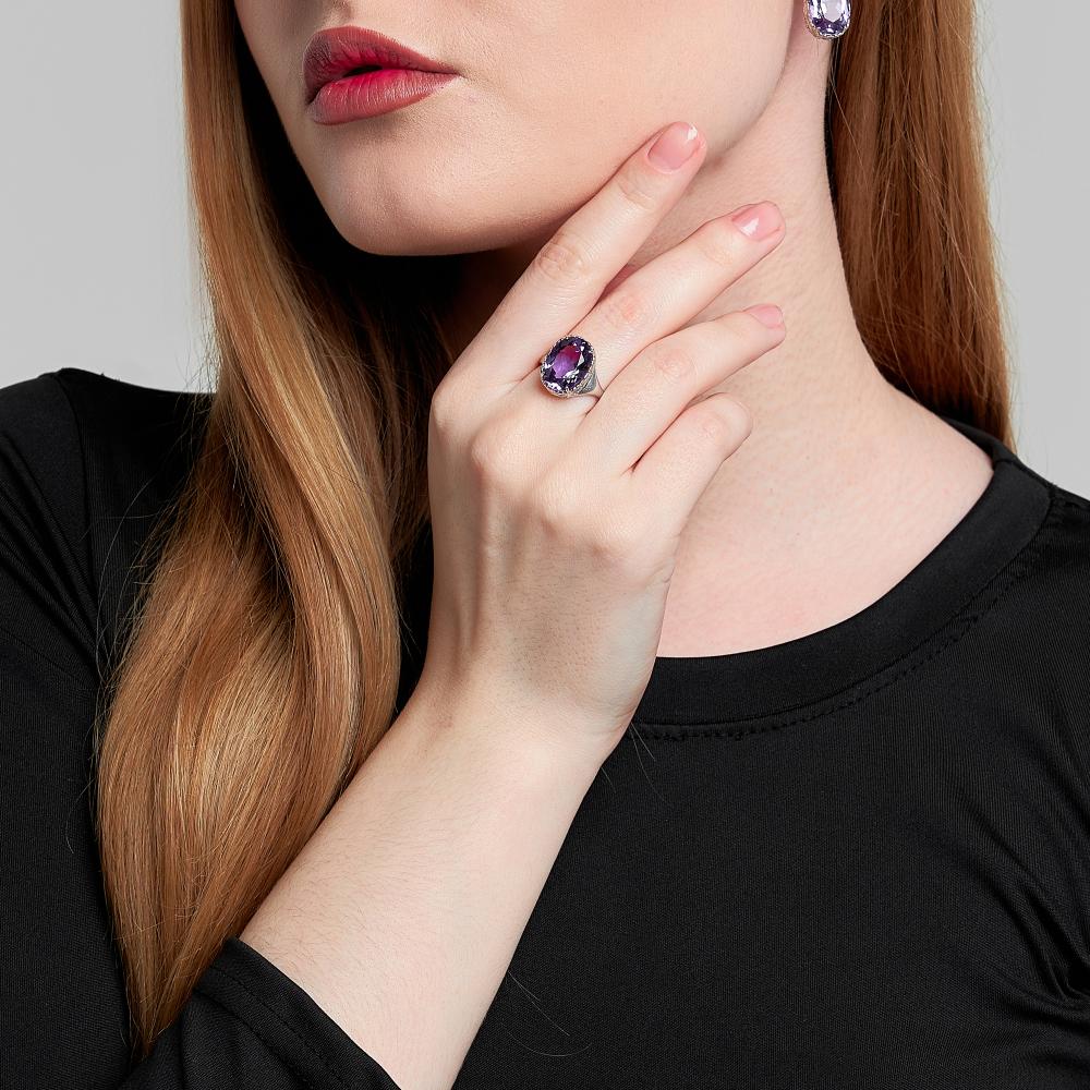 Серебряное кольцо Инталия ИТ1030470010019