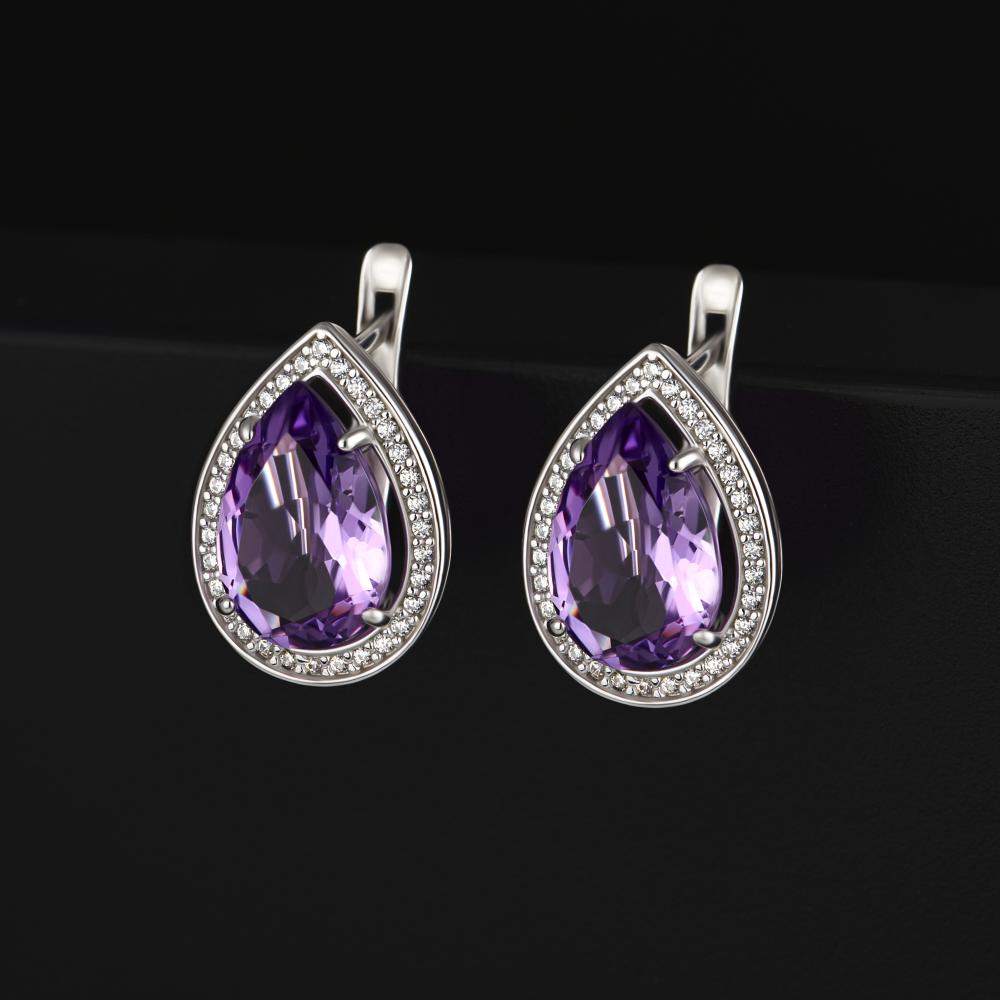 Серебряные серьги Инталия ИТ2032740010019