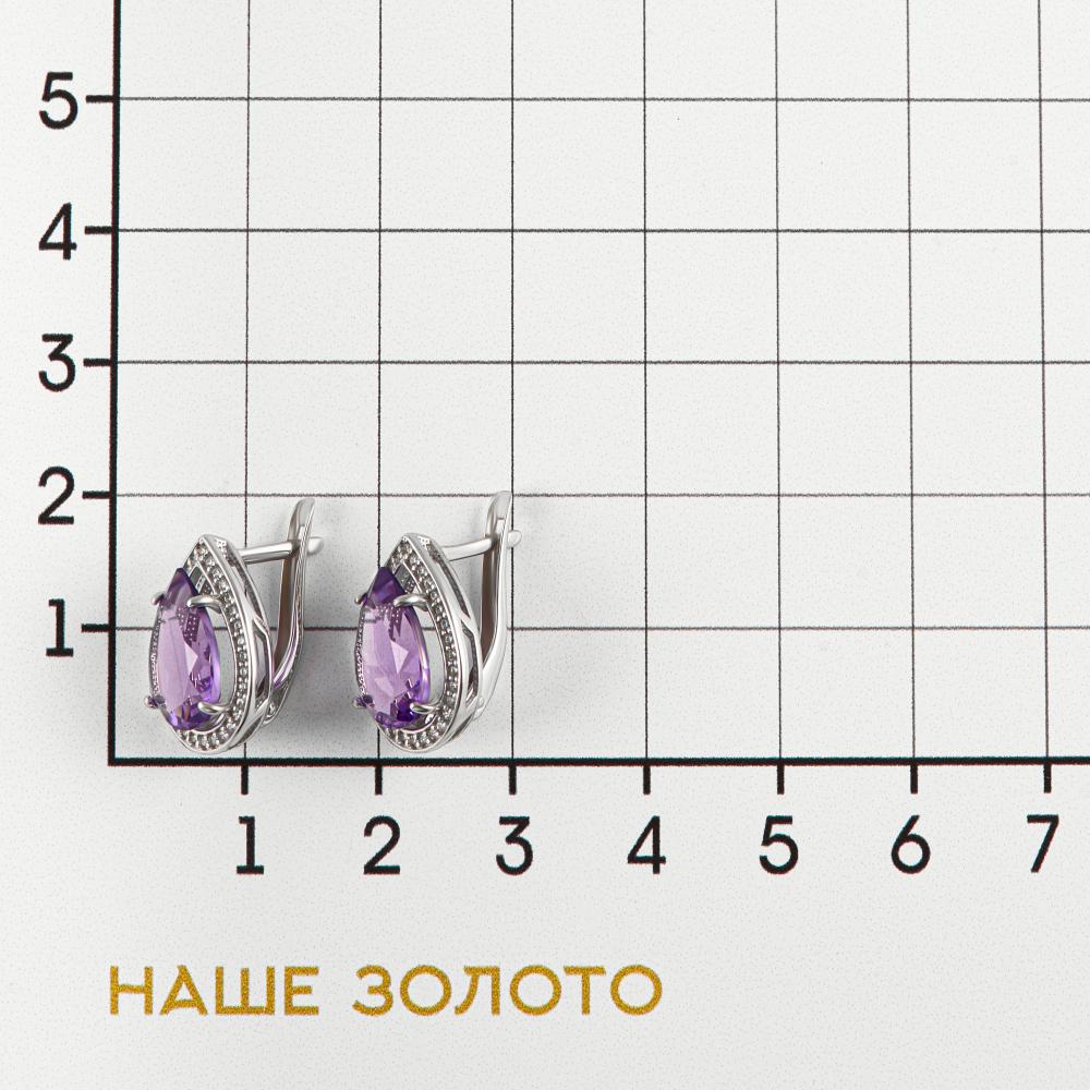 Серебряные серьги Инталия ИТ2032740010019