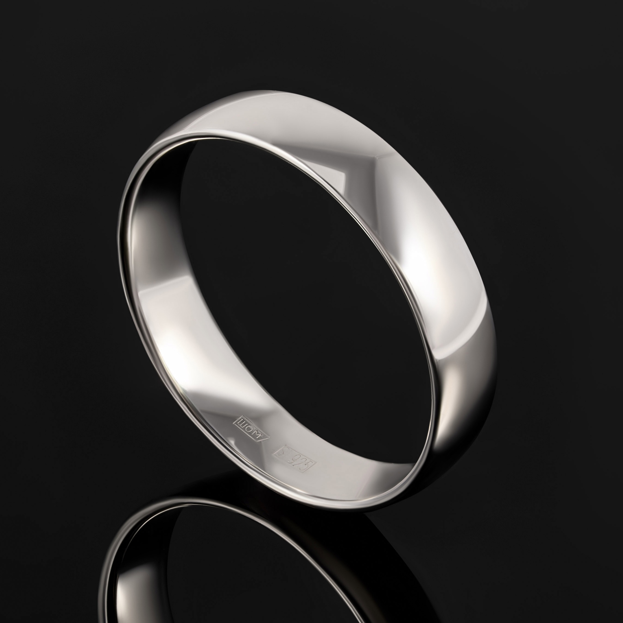 Серебряное кольцо обручальное Светлов К814-1009-23-00