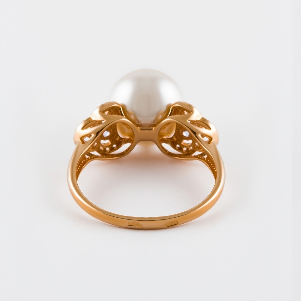 Золотое кольцо Ювелирные традиции из красного золота 585 пробы ЮИК1456034М5