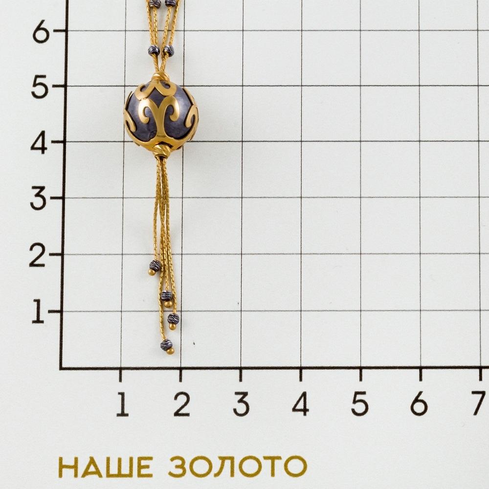Золотое колье Роберто браво из красного золота 585 пробы РВПГФП0010Г-01-2