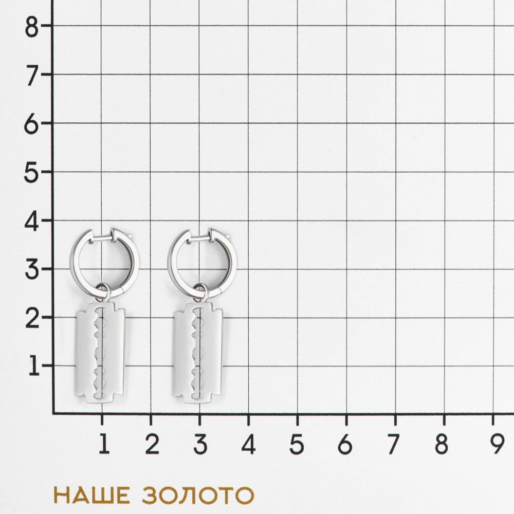 Серебряные серьги подвесные Альтеза А9С20203