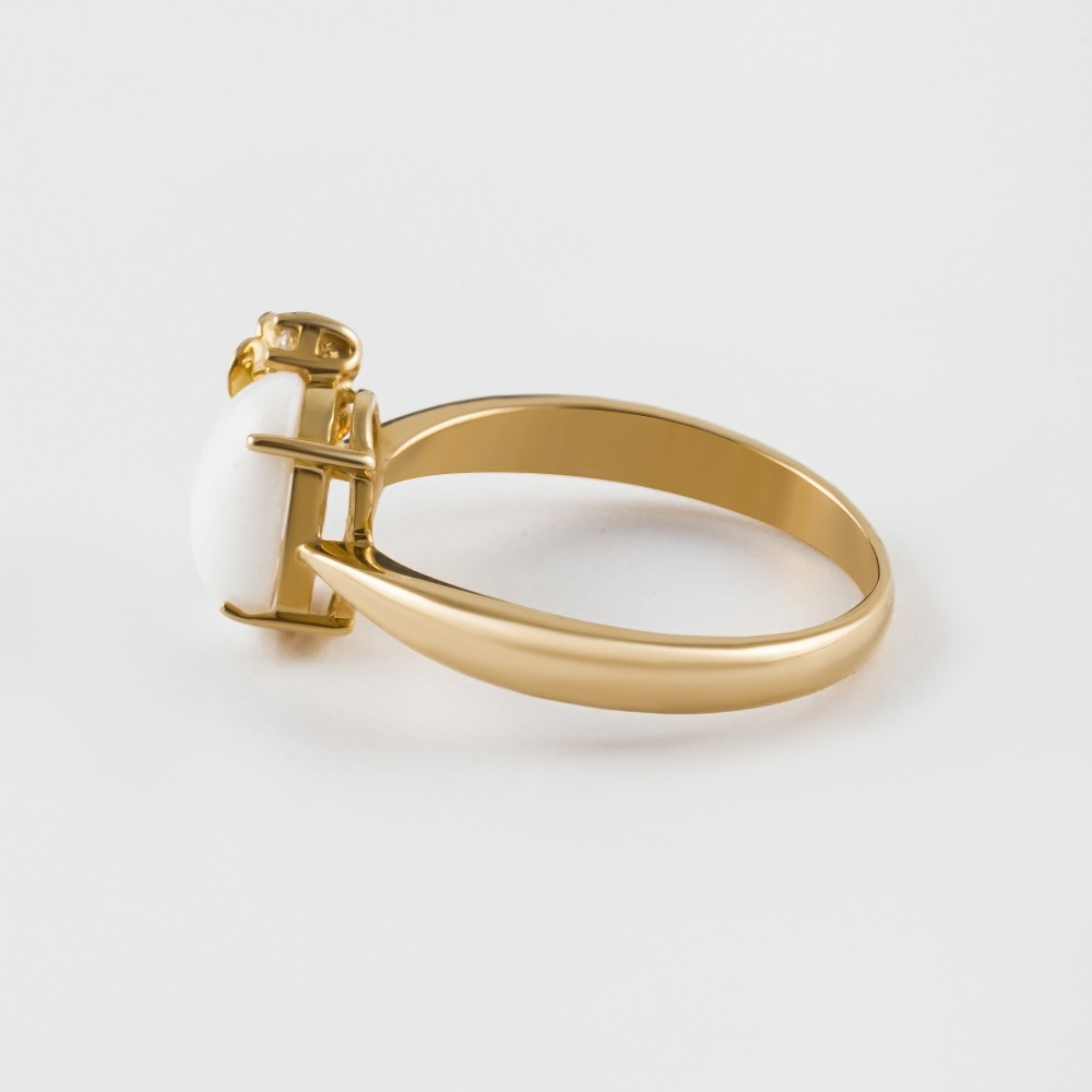Золотое кольцо Роберто браво из красного золота 585 пробы РВВДР000019-00