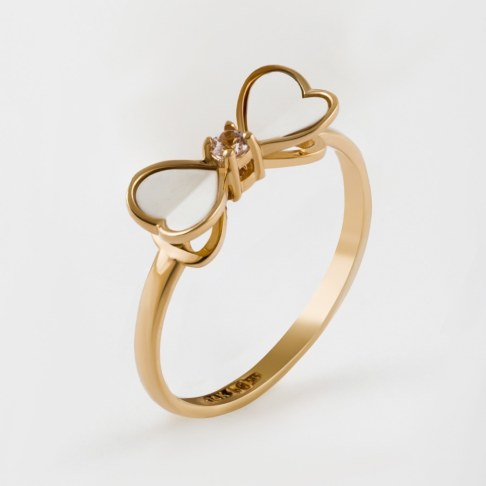 Золотое кольцо Роберто браво из красного золота 585 пробы РВВДР000034-00